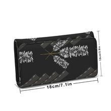 Load image into Gallery viewer, "3 Kāhili ʻEleʻele" by Hakuole Designs Foldable Wallet
