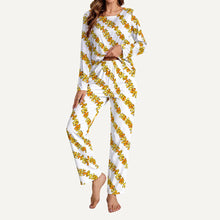 Load image into Gallery viewer, "Lei Puakenikeni" by Honiʻs Hawaiʻi Wahine Loungewear Set
