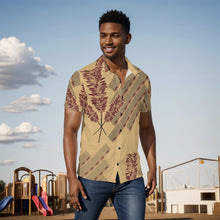 Load image into Gallery viewer, &quot;3 Kāhili&quot; by Hakuole Designs &quot;Palaka Aloha&quot; Shirt
