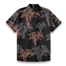 Load image into Gallery viewer, &quot;Hāloa ʻEleʻele&quot; by Hakuole Designs &quot;Maʻo&quot; Cotton Aloha Shirt

