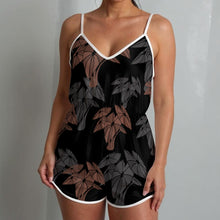 Load image into Gallery viewer, &quot;Hāloa ʻEleʻele&quot; by Hakuole Designs &quot;Honi&quot; Cami Romper
