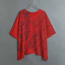 Load image into Gallery viewer, "3 Kāhili" ʻUla by Hakuole Designs "Peʻa" Top
