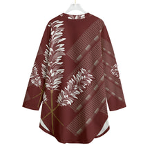 Load image into Gallery viewer, "3 Kāhili" ʻUla by Hakuole Designs Women's Cotton Dress
