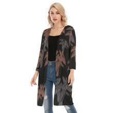 Load image into Gallery viewer, &quot;Hāloa ʻEleʻele&quot; by Hakuole Designs &quot;Maka&quot; Mesh Cardigan
