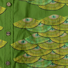 Load image into Gallery viewer, "Lei Humupapa" Green by Hakuole Designs Maʻo Cotton Aloha Shirt
