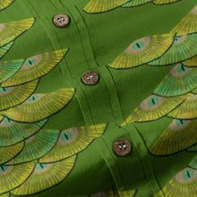 Load image into Gallery viewer, "Lei Humupapa" Green by Hakuole Designs Maʻo Cotton Aloha Shirt
