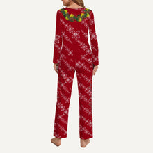 Load image into Gallery viewer, "Lei Kalikimaka" by Hakuole Designs Wahine Loungewear Set
