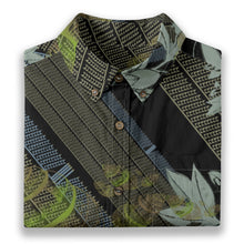 Load image into Gallery viewer, "Kāhuli" ʻEleʻele by Hakuole Designs "Maʻo" Cotton Aloha Shirt
