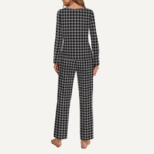 Load image into Gallery viewer, "Palaka" ʻEleʻele by Hakuole Designs Wahine Loungewear Set
