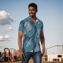 Load image into Gallery viewer, "Kino Wahine Māmā Iwi" by Hakuole Designs Palaka Aloha Shirt
