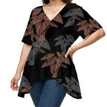 Load image into Gallery viewer, &quot;Hāloa ʻEleʻele&quot; by Hakuole Designs &quot;ʻAlalā&quot; Top
