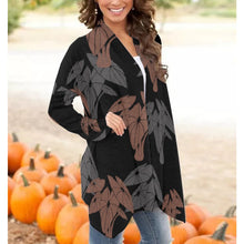 Load image into Gallery viewer, &quot;Hāloa ʻEleʻele&quot; by Hakuole Designs &quot;ʻIwa&quot; Cardigan
