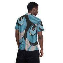 Load image into Gallery viewer, "Kino Wahine Iwi ʻUli" by Hakuole Designs Men's Polo Shirt
