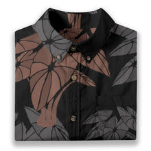 Load image into Gallery viewer, &quot;Hāloa ʻEleʻele&quot; by Hakuole Designs &quot;Maʻo&quot; Cotton Aloha Shirt
