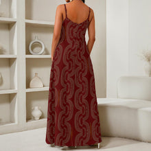 Load image into Gallery viewer, "Hoʻolono" ʻUla by Hakuole Designs "Lilinoe" V-Neck Dress
