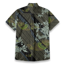 Load image into Gallery viewer, "Kāhuli" ʻEleʻele by Hakuole Designs "Maʻo" Cotton Aloha Shirt
