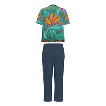 Load image into Gallery viewer, "Pua Manu" by Rachael Ray Art Unisex Scrub Set With Six Pocket
