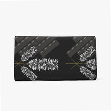Load image into Gallery viewer, "3 Kāhili ʻEleʻele" by Hakuole Designs Foldable Wallet
