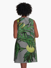 Load image into Gallery viewer, &quot;Malu ʻUlu&quot; ʻĀhinahina by Hakuole Designs A Line Dress
