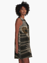 Load image into Gallery viewer, &quot;Mākini&quot; Makuʻe by Hakuole Designs A Line Dress
