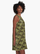 Load image into Gallery viewer, &quot;Kanakaflage&quot; by Hakuole Designs A Line Dress
