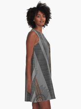 Load image into Gallery viewer, &quot;Kino Wahine Ola&quot; by Hakuole Designs A Line Dress
