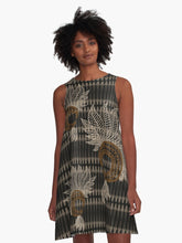 Load image into Gallery viewer, &quot;Mākini&quot; Makuʻe by Hakuole Designs A Line Dress
