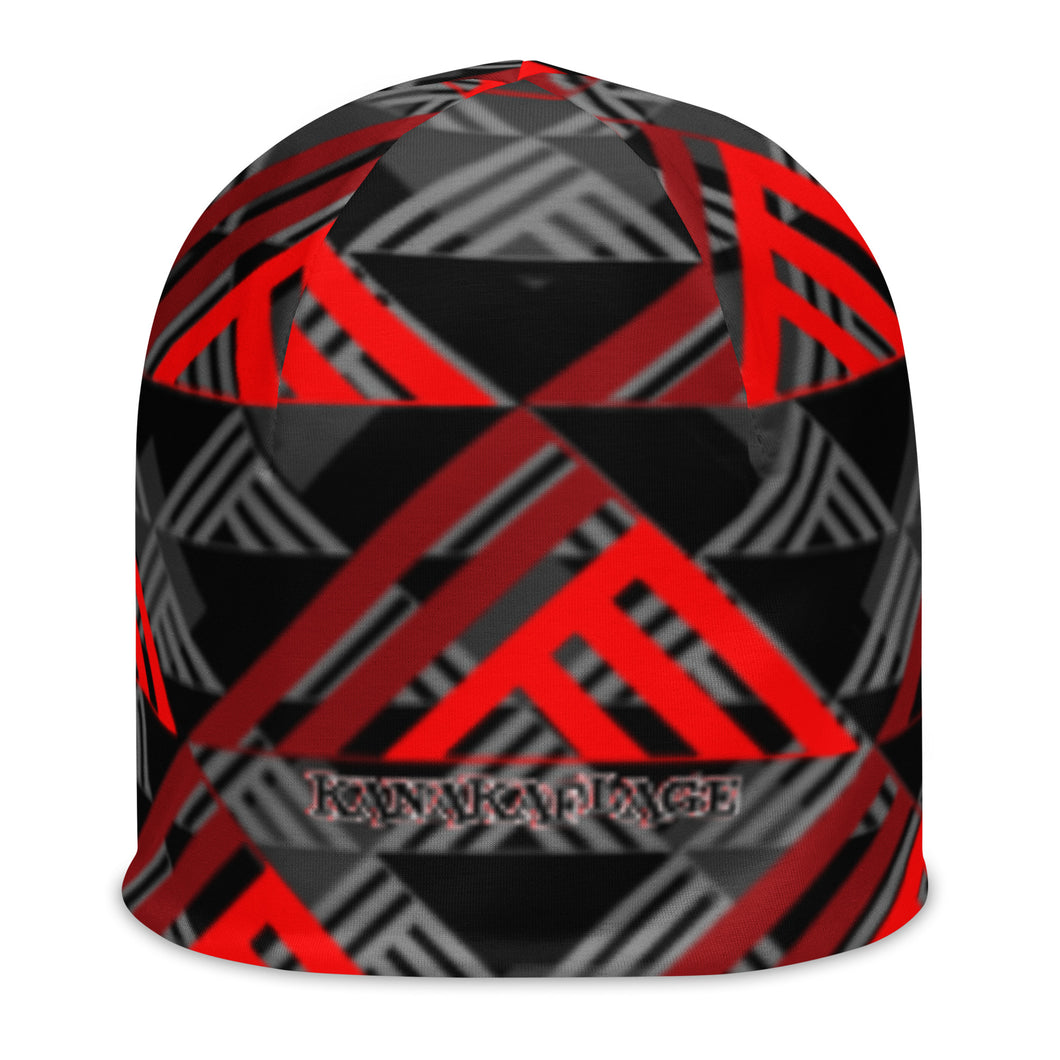 Kanakaflage Red by Hakuole Designs Beanie