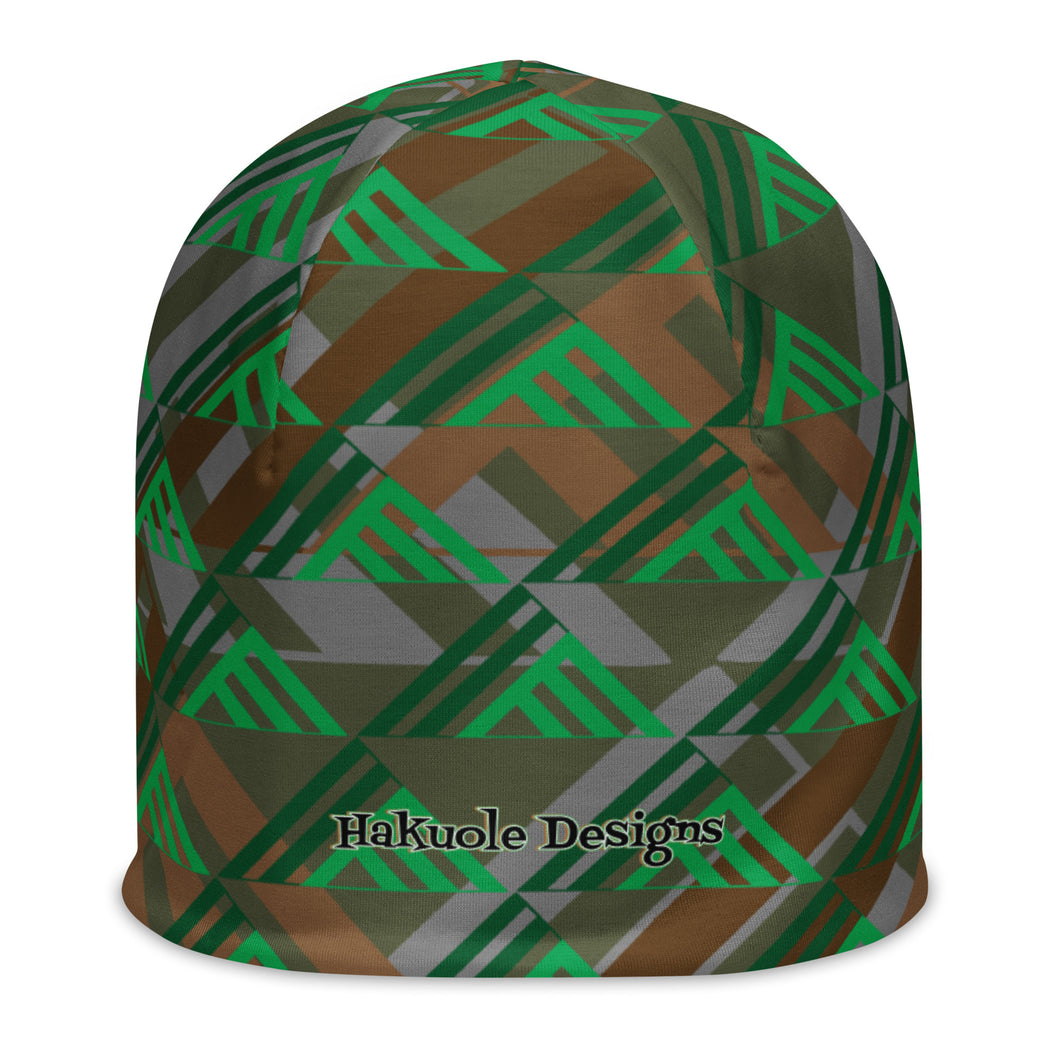 Kanakaflage Green by Hakuole Designs Beanie