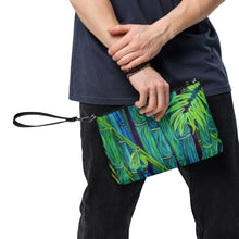 Load image into Gallery viewer, Blue Bamboo Crossbody bag
