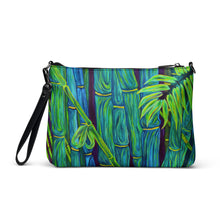 Load image into Gallery viewer, Blue Bamboo Crossbody bag
