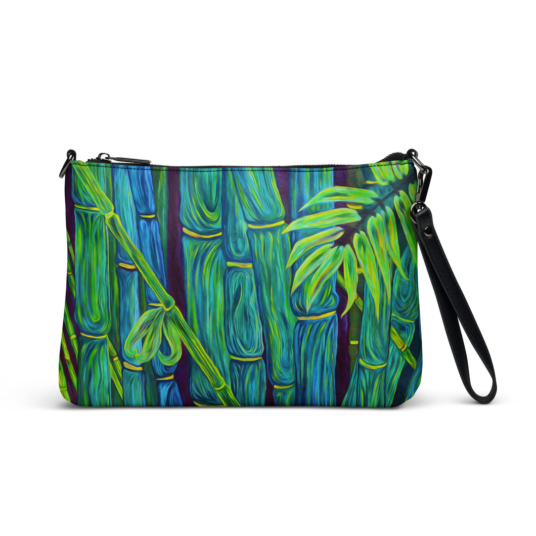 Blue Bamboo Crossbody bag
