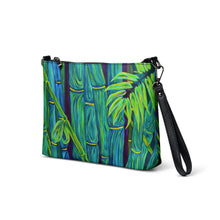 Load image into Gallery viewer, Blue Bamboo Crossbody bag
