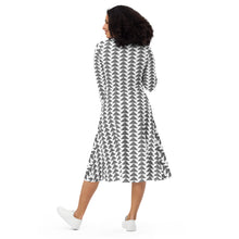 Load image into Gallery viewer, Aloha Aina by Hakuole Designs long sleeve midi dress
