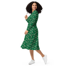 Load image into Gallery viewer, Unahi by Hakuole Designs long sleeve midi dress
