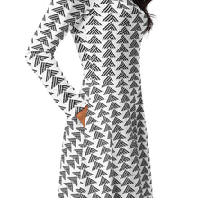 Load image into Gallery viewer, Aloha Aina by Hakuole Designs long sleeve midi dress
