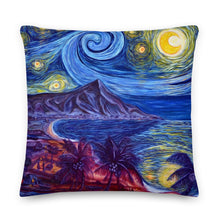 Load image into Gallery viewer, Honolulu Starry Nights Premium Pillow
