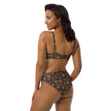 Load image into Gallery viewer, Puakenikeni by Honiʻs Hawaiʻi Recycled high-waisted lole ʻau kai bikini
