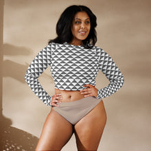 Load image into Gallery viewer, Aloha ʻĀina by Hakuole Designs long-sleeve crop top
