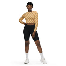 Load image into Gallery viewer, Oneloa (Big Beach) by Hakuole Designs long-sleeve crop top
