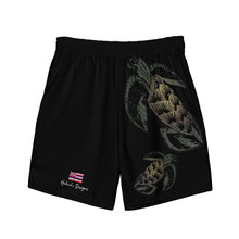 Load image into Gallery viewer, ʻEa (Turtle) by Hakuole Designs Men&#39;s swim trunks
