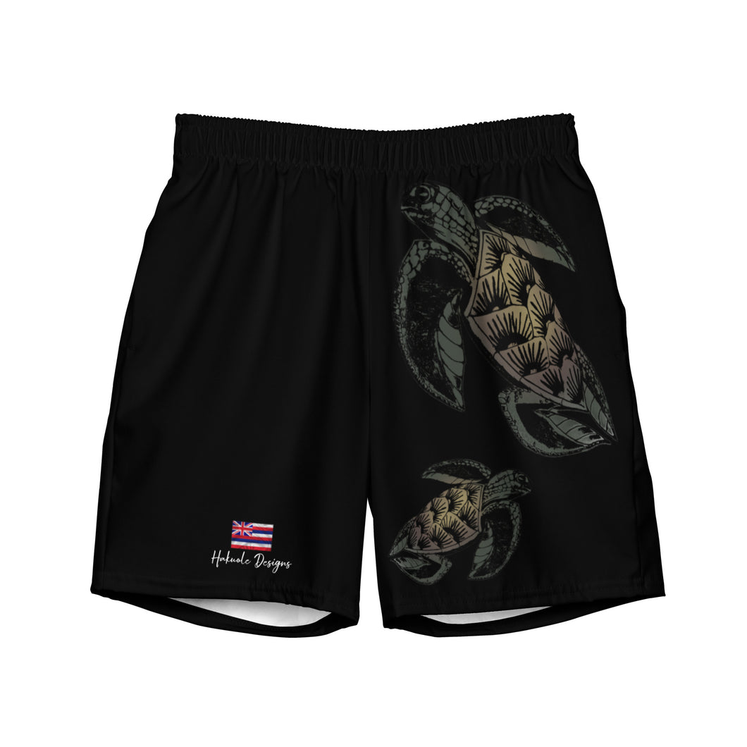 ʻEa (Turtle) by Hakuole Designs Men's swim trunks