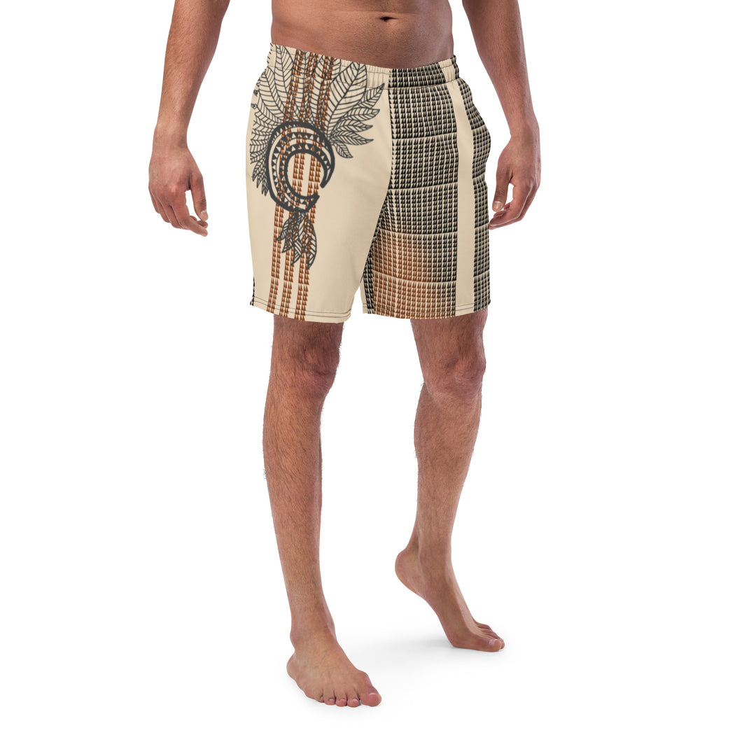 Kino Wahine Ola by Hakuole Designs Men's swim trunks