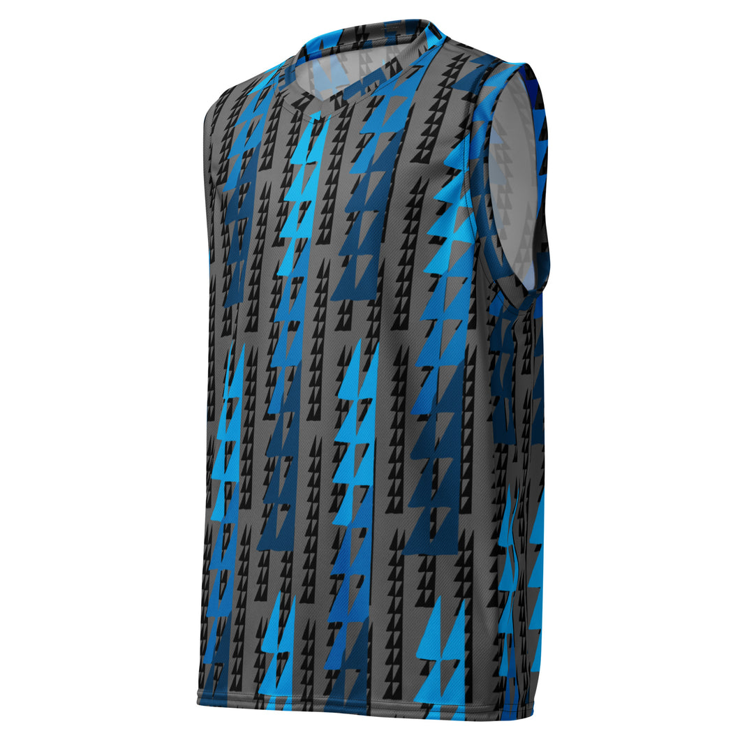 Ihe (Hawaiian Spear) by Hakuole Designs Recycled unisex sports jersey