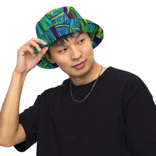 Load image into Gallery viewer, Blue Bambooo Reversible bucket hat by Rachael Ray
