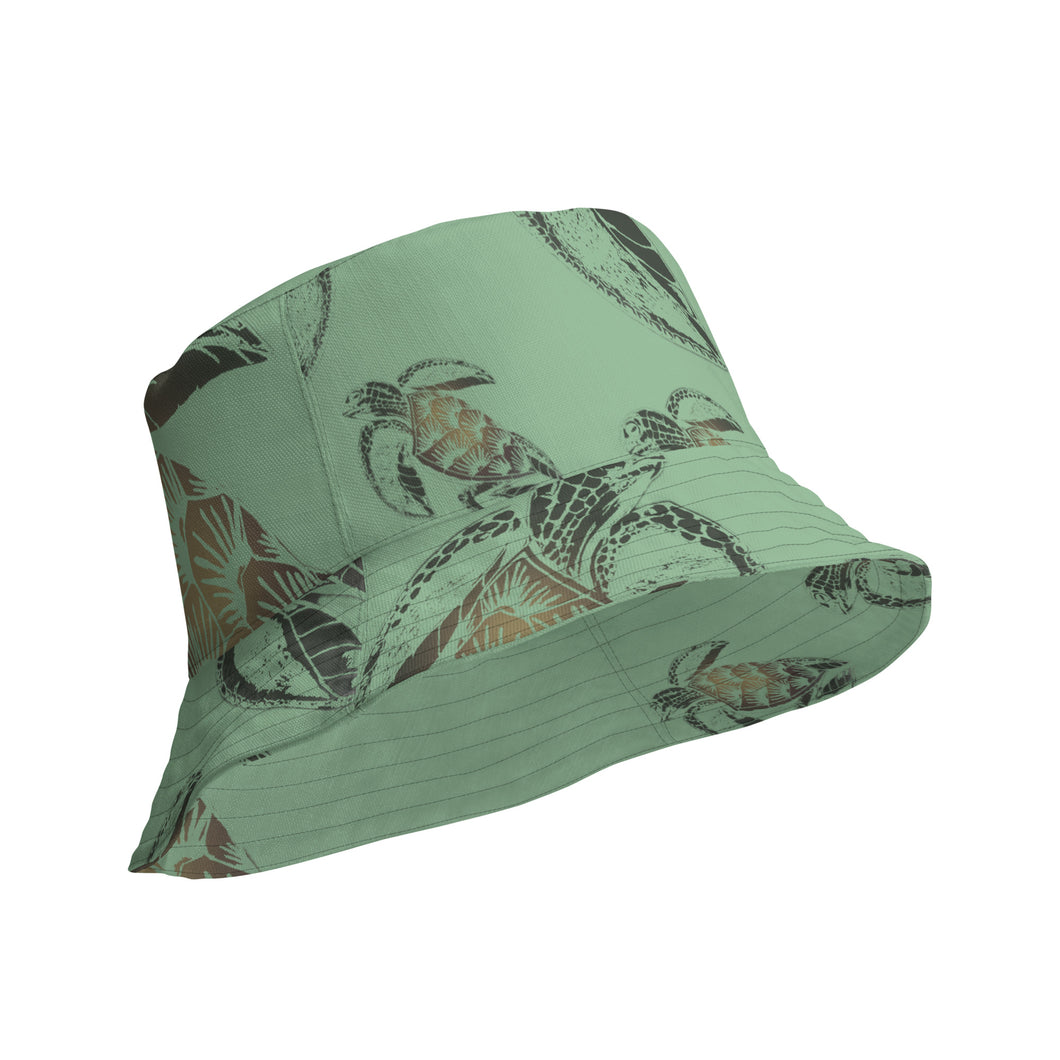 ʻEa (Turtle) Reversible bucket hat by Hakuole Designs