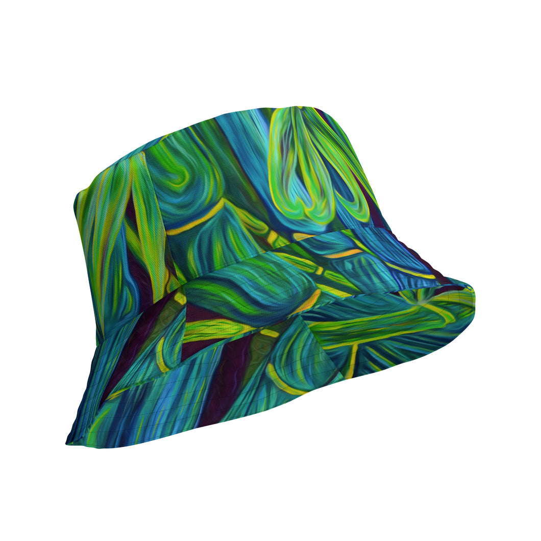 Blue Bambooo Reversible bucket hat by Rachael Ray