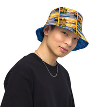 Load image into Gallery viewer, Lahaina Harbor / Fish Reversible bucket hat
