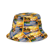 Load image into Gallery viewer, Lahaina Harbor / Fish Reversible bucket hat
