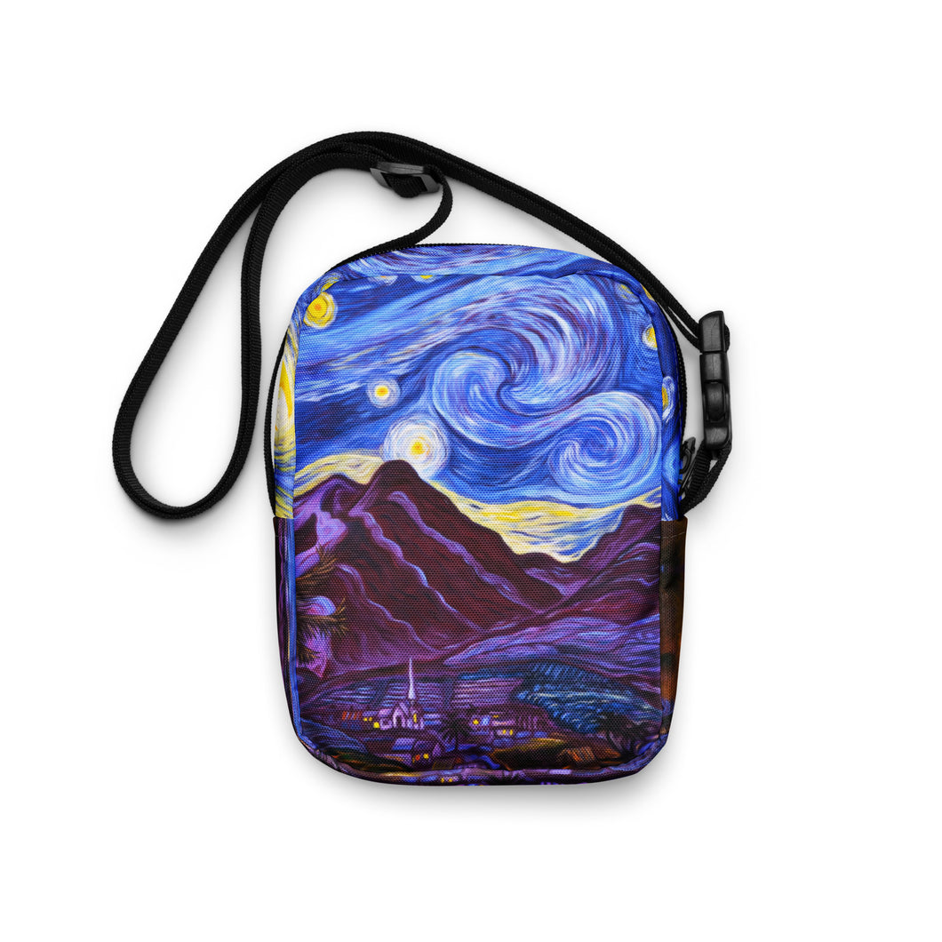 Maui Starry Night Utility crossbody bag by Rachael Ray Art